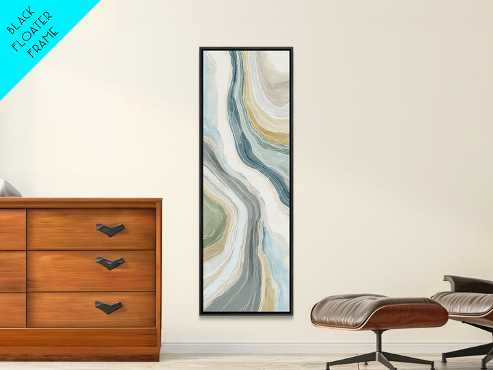Clean Marble Texture Canvas Print, Dental Office Art, Dental Decor, Office Decor, Oil Painting, Calm, Wall Decor, Neutral Decor, DOA-1x3-12