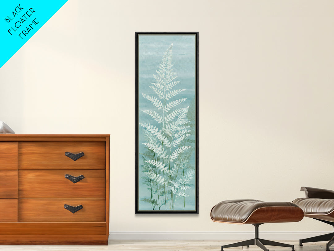 Botanical Fern Study Canvas Print, Dental Office Art, Fine Art Print, Office Decor, Fine Art, Calm, Printable Wall Art, DOA-1x3-55