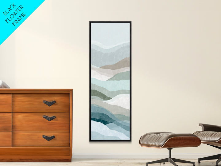 Minimal Smile Curve Abstract Canvas Print, Dental Office Art, Office Decor, Abstract Art, Calm, Art Print, Room Decor, DOA-1x3-65