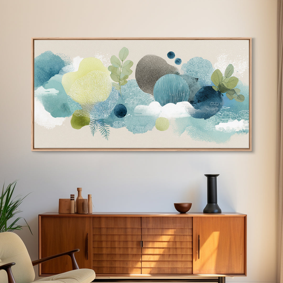 Playful Tooth Shaped Character Canvas Print, Dental Office Art, Dental Office, Office Decor, Fine Art, Calm, Room Decor, DOA-2x1-2