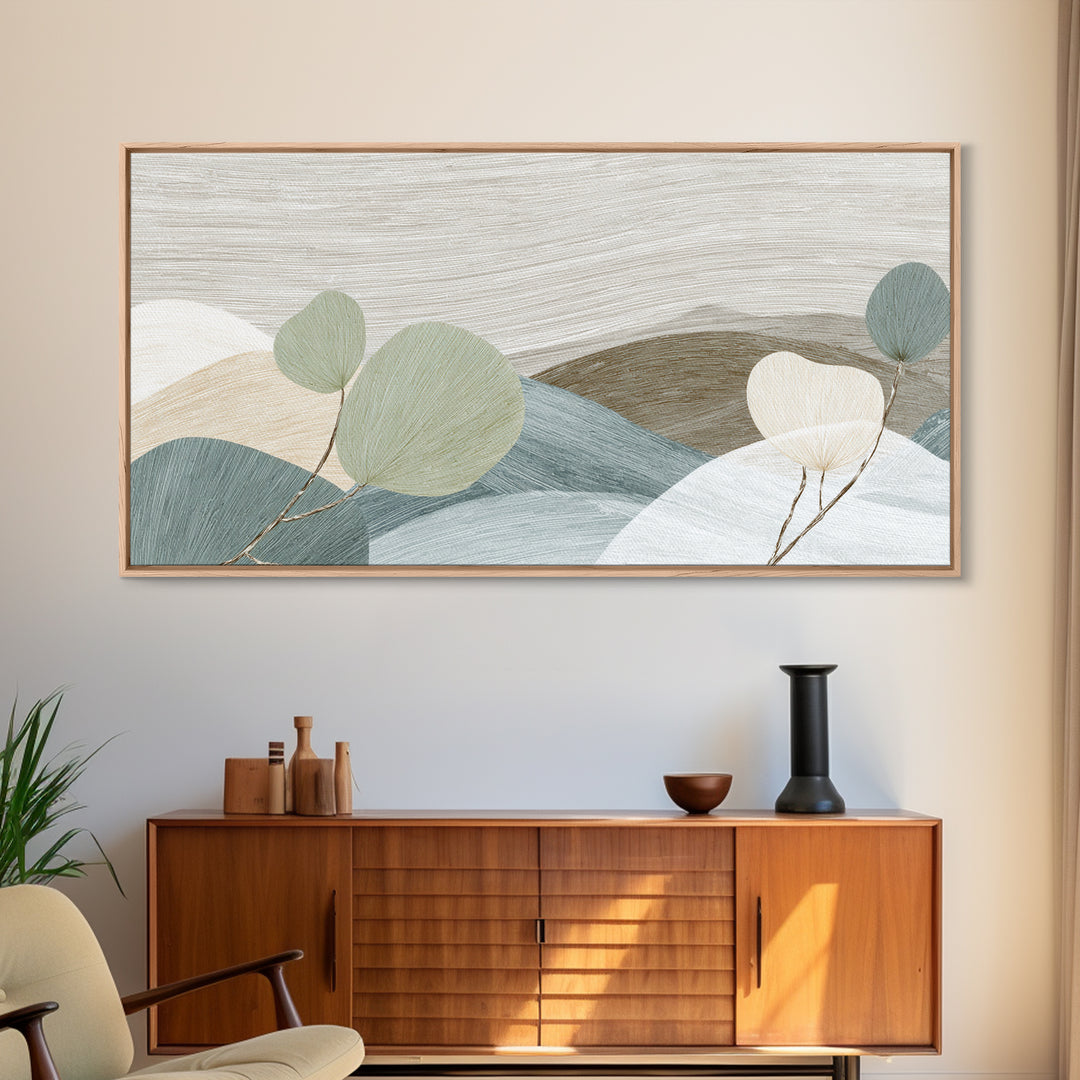 Minimal Line Faces Canvas Print, Dental Office Art, Minimalist Decor, Office Decor, Fine Art, Calm, Motivational Poster, DOA-2x1-36