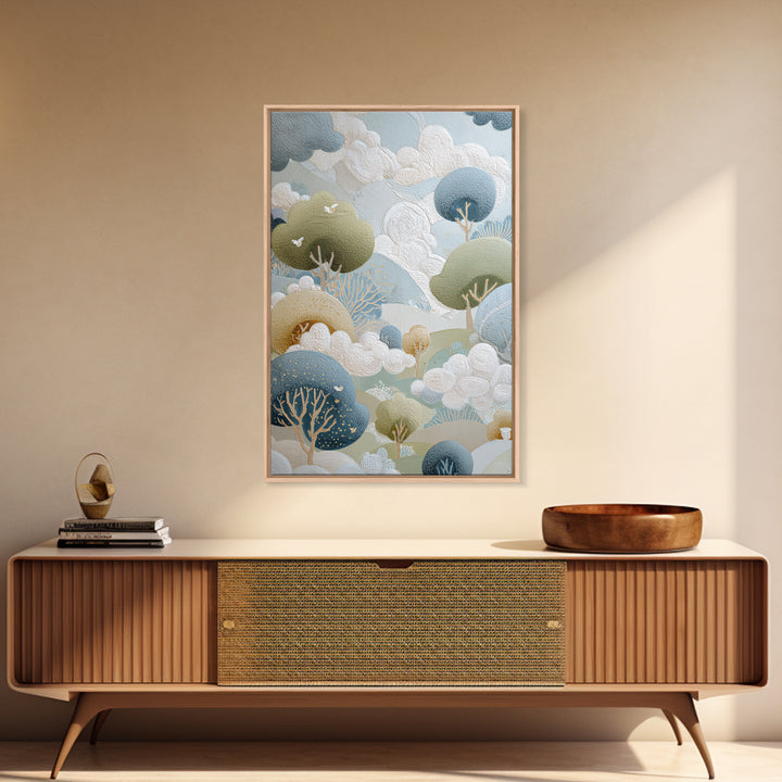 Playful Tooth Shaped Character Canvas Print, Dental Office Art, Dental Office, Office Decor, Abstract Art, Calm, Room Decor, DOA-2x3-14