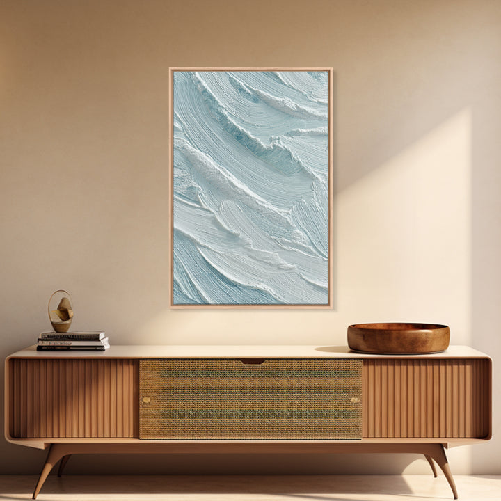 Abstract Water Ripple Pattern Framed Canvas Print, Dental Office Art, Medical Office Art, Office Decor, Fine Art, Calm, DOA-2x3-21