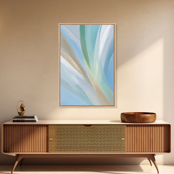 Simple Rainbow Pastel Shapes for Children Canvas Print, Dental Office Art, Gallery Decor, Office Decor, Abstract Art, Calm, DOA-2x3-29