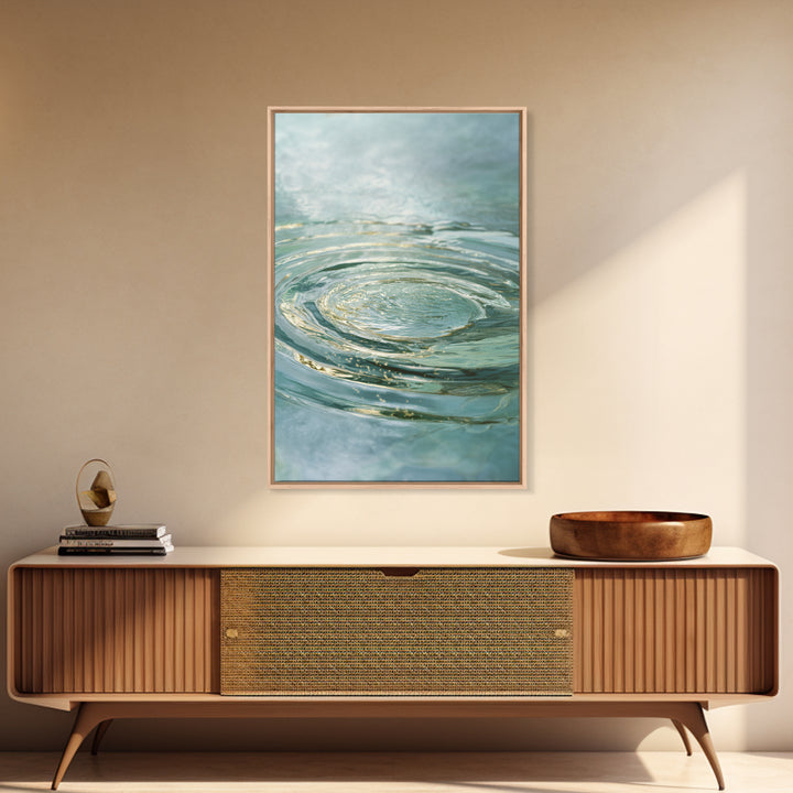 Abstract Water Ripple Pattern Canvas Print, Dental Office Art, Fine Art Print, Office Decor, Fine Art, Calm, Printable Wall Art, DOA-2x3-45