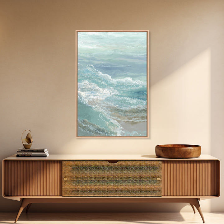 Calming Abstract Ocean Waves Canvas Print, Dental Office Art, Wall Decor, Office Decor, Fine Art, Calm, Contemporary Art, DOA-2x3-9