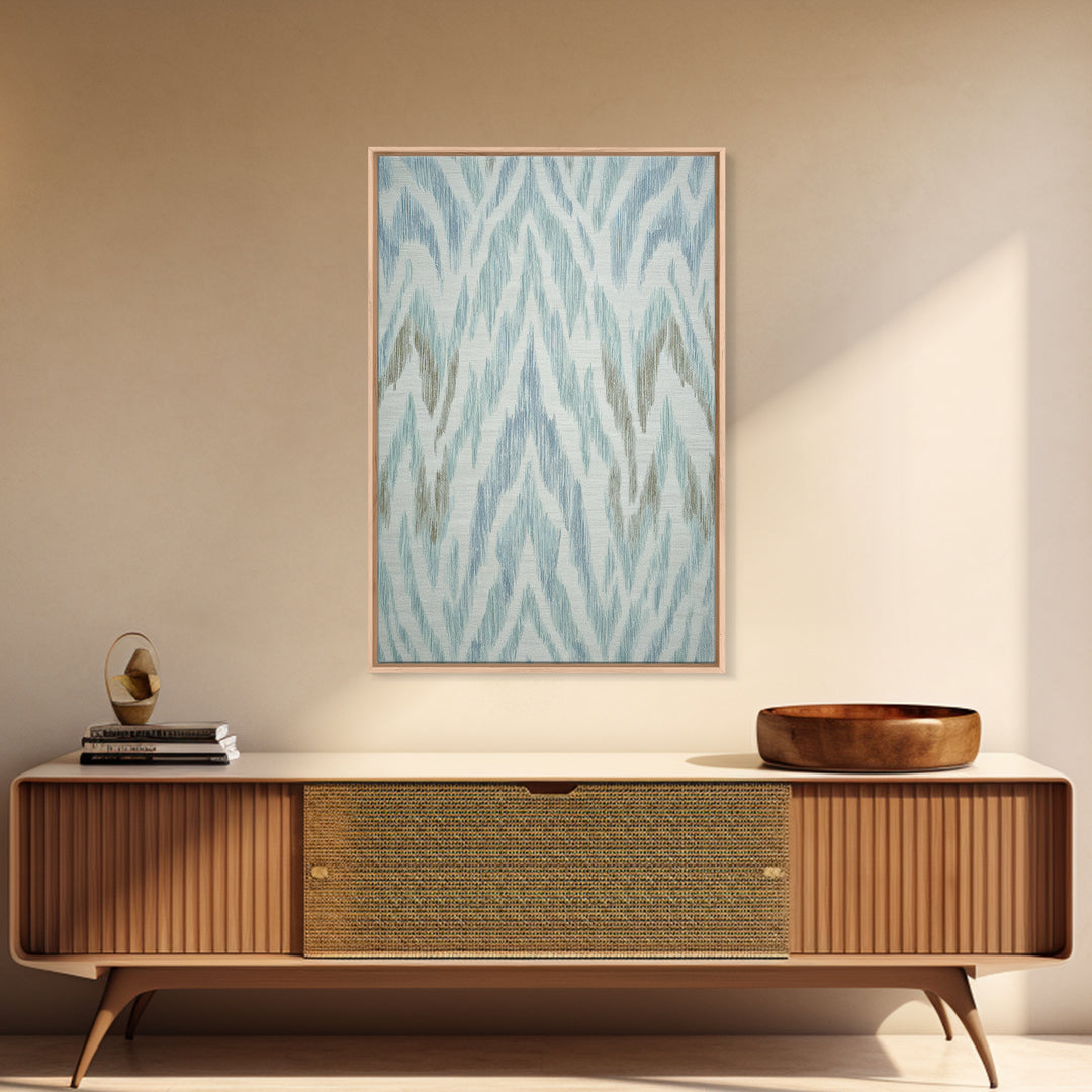 Abstract Water Ripple Pattern Framed Canvas Print, Dental Office Art, Room Decor, Office Decor, Abstract Art, Calm, DOA-2x3-93