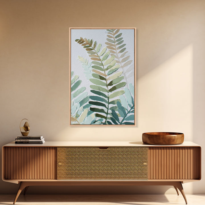 Botanical Fern Study Canvas Print, Dental Office Art, Fine Art Print, Office Decor, Watercolor Art, Calm, Printable Wall Art, DOA-2x3-99