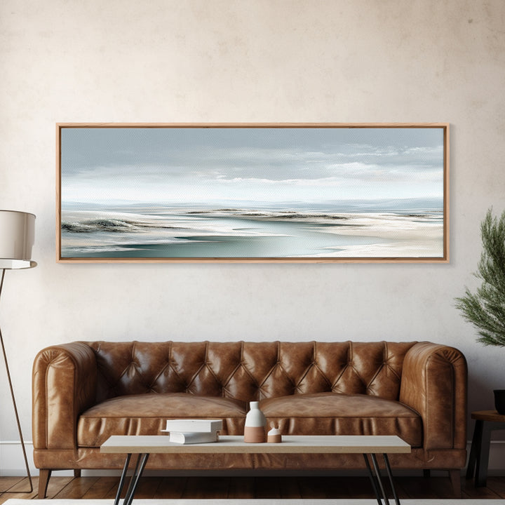 Quiet Coastal Dunes Canvas Print, Dental Office Art, Printable Digital, Office Decor, Calm, Neutral Decor, Modern Decor, DOA-3x1-14