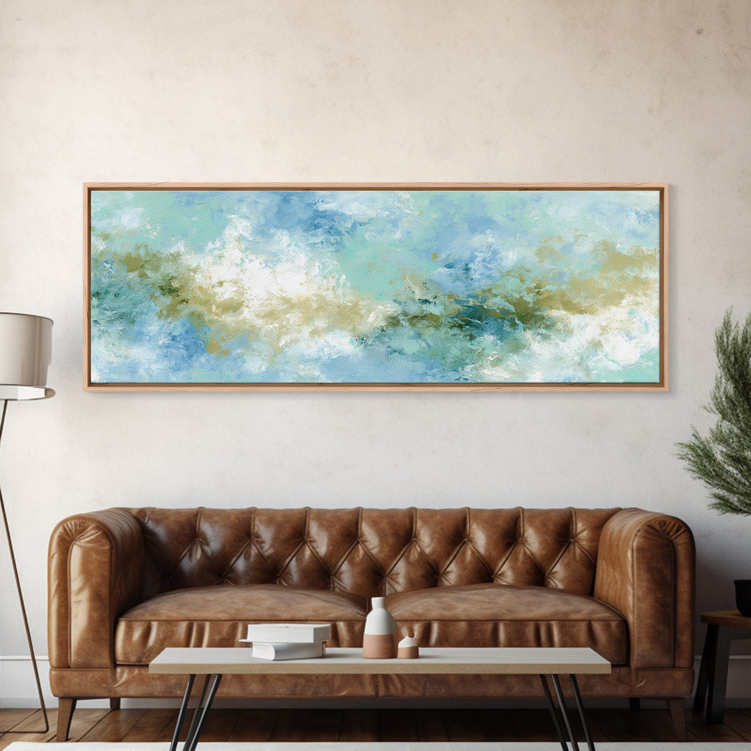 Abstract Water Ripple Pattern Canvas Print, Dental Office Art, Poster, Office Decor, Calm, Dental Art, Digital Artwork, DOA-3x1-29