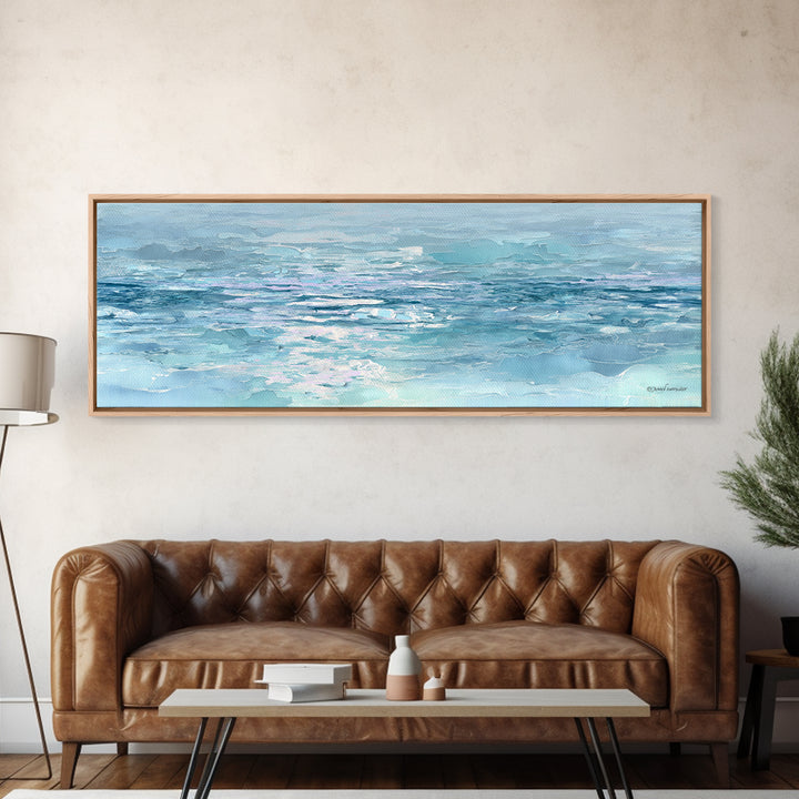 Abstract Water Ripple Pattern Framed Canvas Print, Dental Office Art, Unique Wall Art, Office Decor, Calm, Dental Assistant, DOA-3x1-77