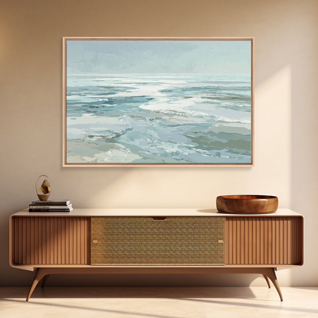 Calming Abstract Ocean Waves Canvas Print, Dental Office Art, Dental, Office Decor, Fine Art, Calm, Tooth Art, Dentistry Art, DOA-3x2-29
