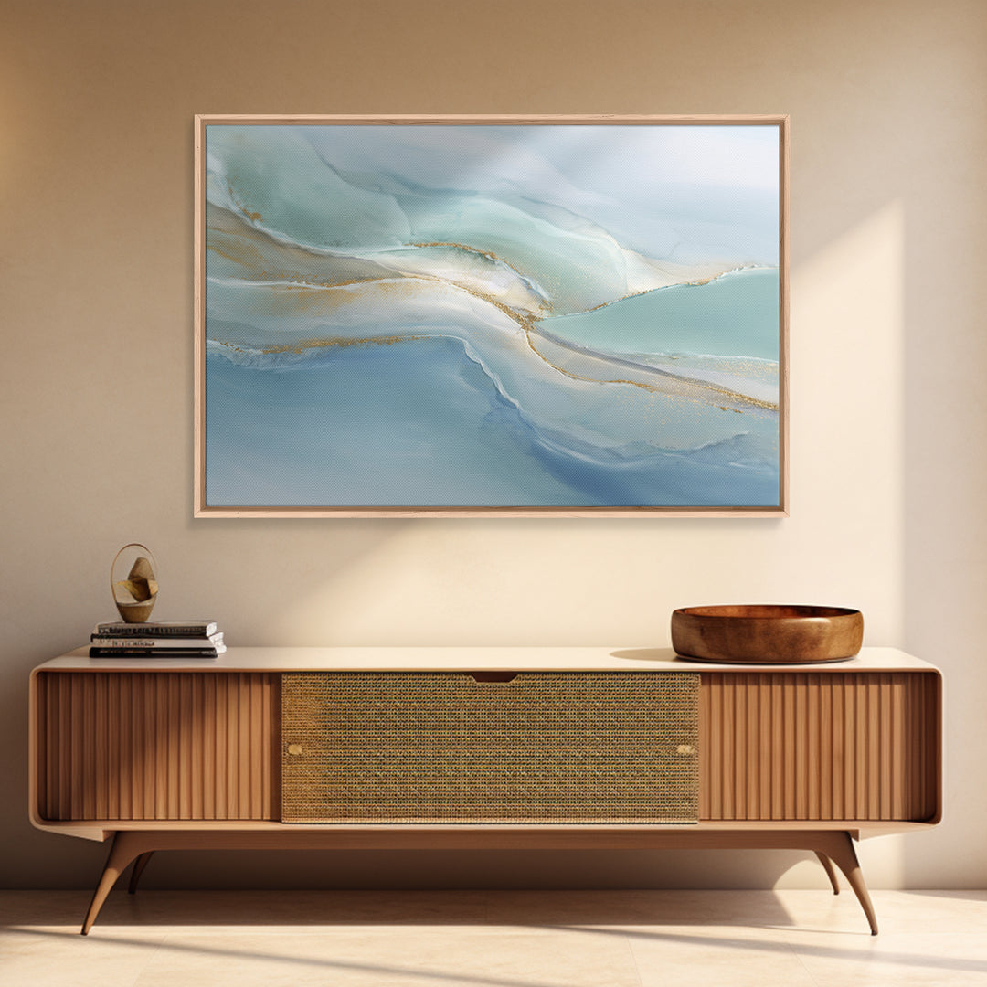 Minimal Smile Curve Abstract Canvas Print, Dental Office Art, Office Decor, Abstract Art, Calm, Medical Office Decor, DOA-3x2-33