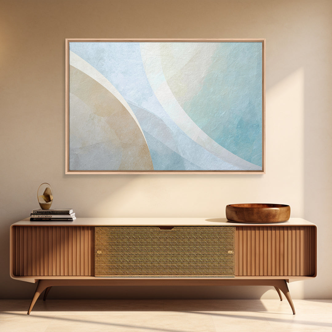 Minimal Smile Curve Abstract Canvas Print, Dental Office Art, Office Decor, Abstract Art, Calm, Medical Office Decor, DOA-3x2-57