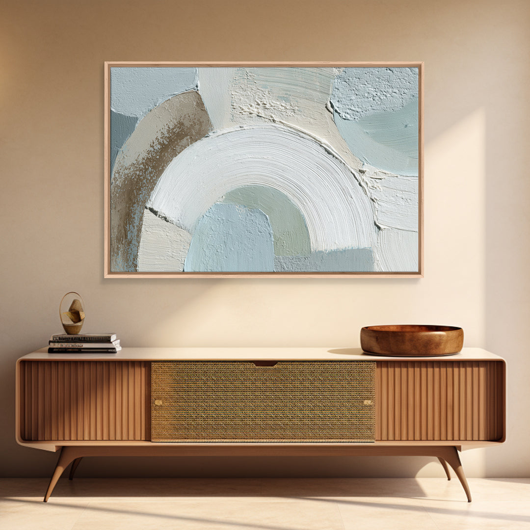 Light Scandinavian Abstract Arches Canvas Print, Dental Office Art, Dental Art, Office Decor, Fine Art, Calm, Dental Gift, DOA-3x2-93