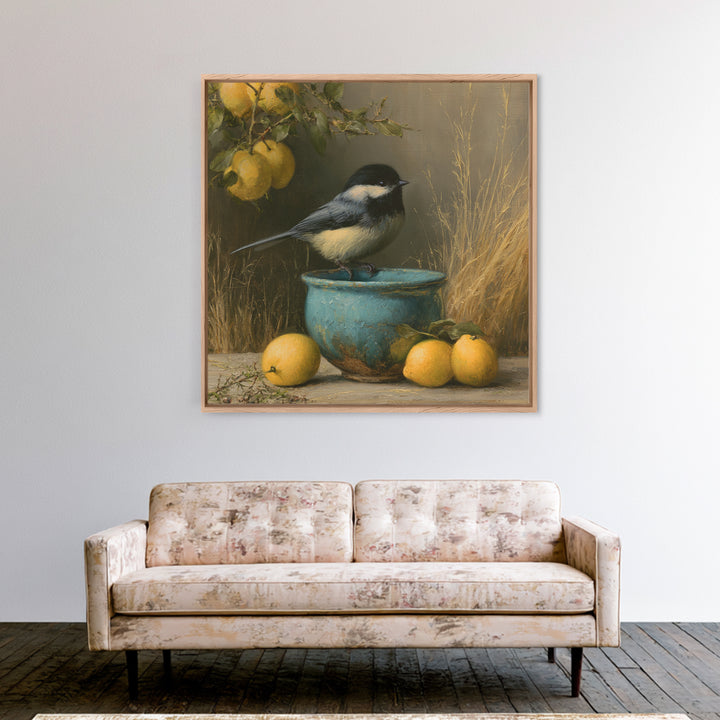 Italian Lemon Branch Canvas Print, Dining Room Art, Set of 3 Prints, Dining Room Decor, Watercolor Art, Dining, Fine Art Print, DRA-1x1-5