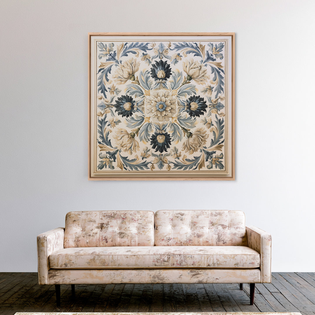 Classic Dutch Feast Arrangement Framed Canvas Print, Dining Room Art, Food Art, Dining Room Decor, Fine Art, Dining, DRA-1x1-67