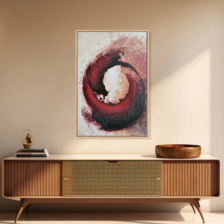 Abstract Red Wine Swirl Canvas Print, Dining Room Art, Boho Decor, Dining Room Decor, Fine Art, Dining, Printable Wall Art, DRA-2x3-50