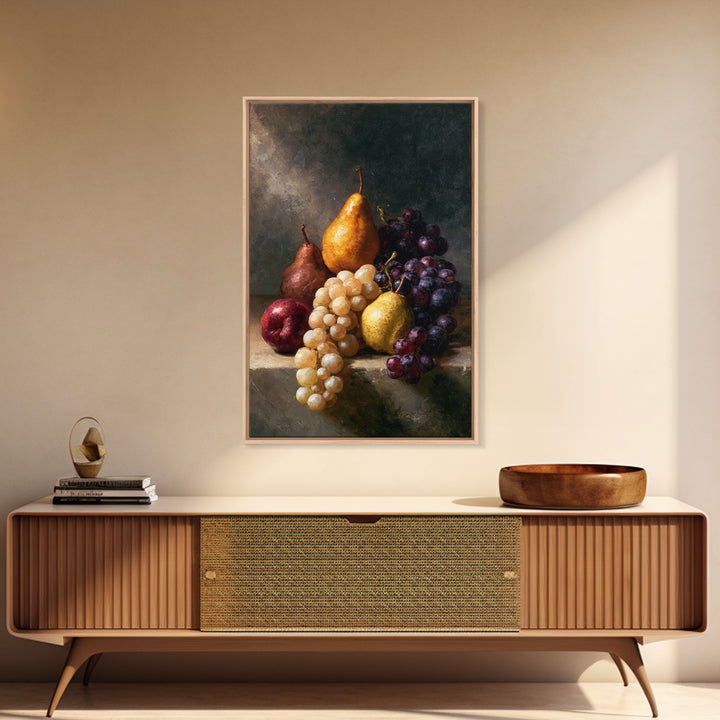 Classical Fruit Still Life Canvas Print, Dining Room Art, Canvas Wall Art, Dining Room Decor, Oil Painting, Dining, DRA-2x3-81