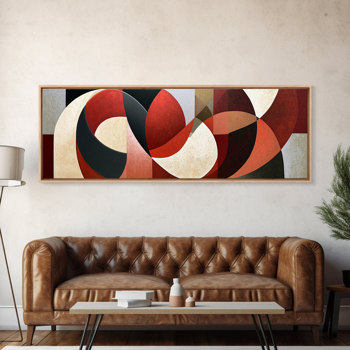 Abstract Red Wine Swirl Canvas Print, Dining Room Art, Fall Decor, Dining Room Decor, Dining, Kitchen Art, Living Room Decor, DRA-3x1-34