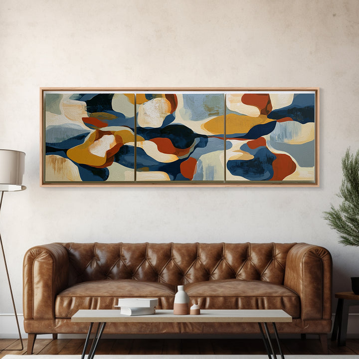 Abstract Composition in Appetite Friendly Warm Tones Canvas Print, Dining Room Art, Print, Dining Room Decor, Fine Art, Dining, DRA-3x1-92