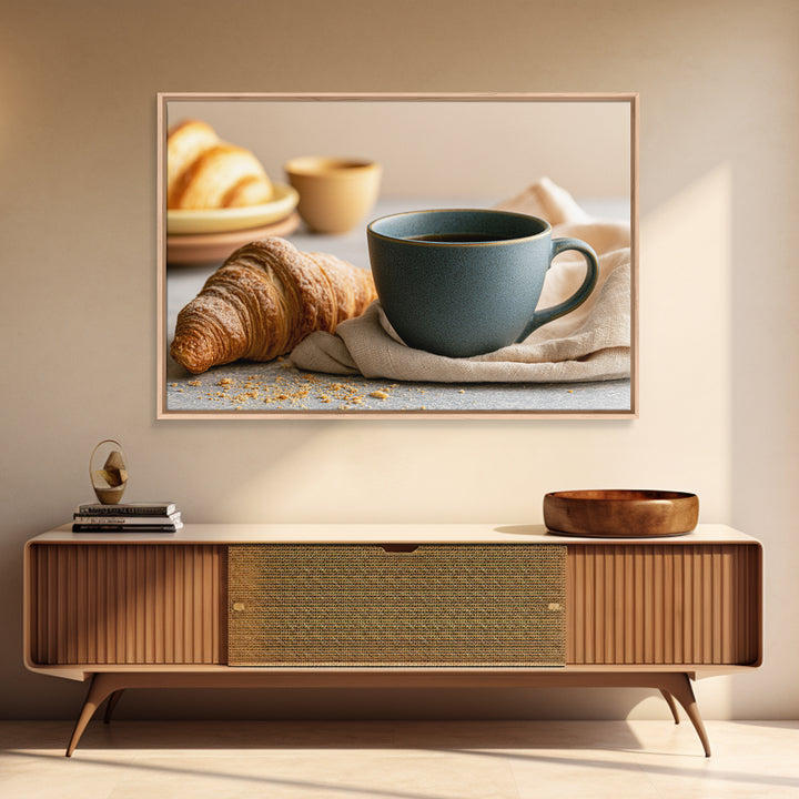 Coffee and Pastry Scene for Breakfast Nook Canvas Print, Dining Room Art, Canvas Art, Dining Room Decor, Fine Art, Dining, DRA-3x2-66