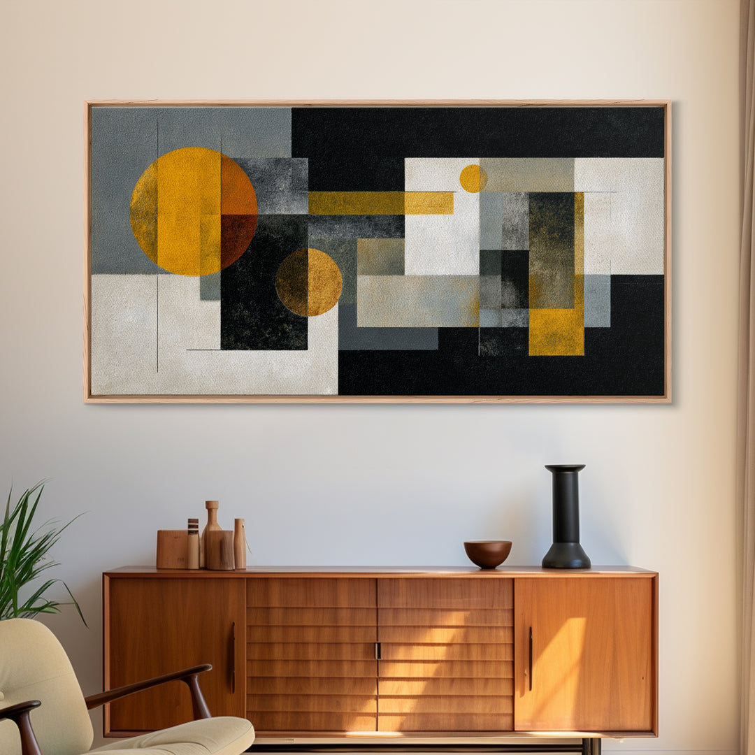 Bold Maximalist Still Life Framed Canvas Print, Eclectic Art, Textured Painting, Living Room Decor, Fine Art, Eclectic, ECL-2x1-95