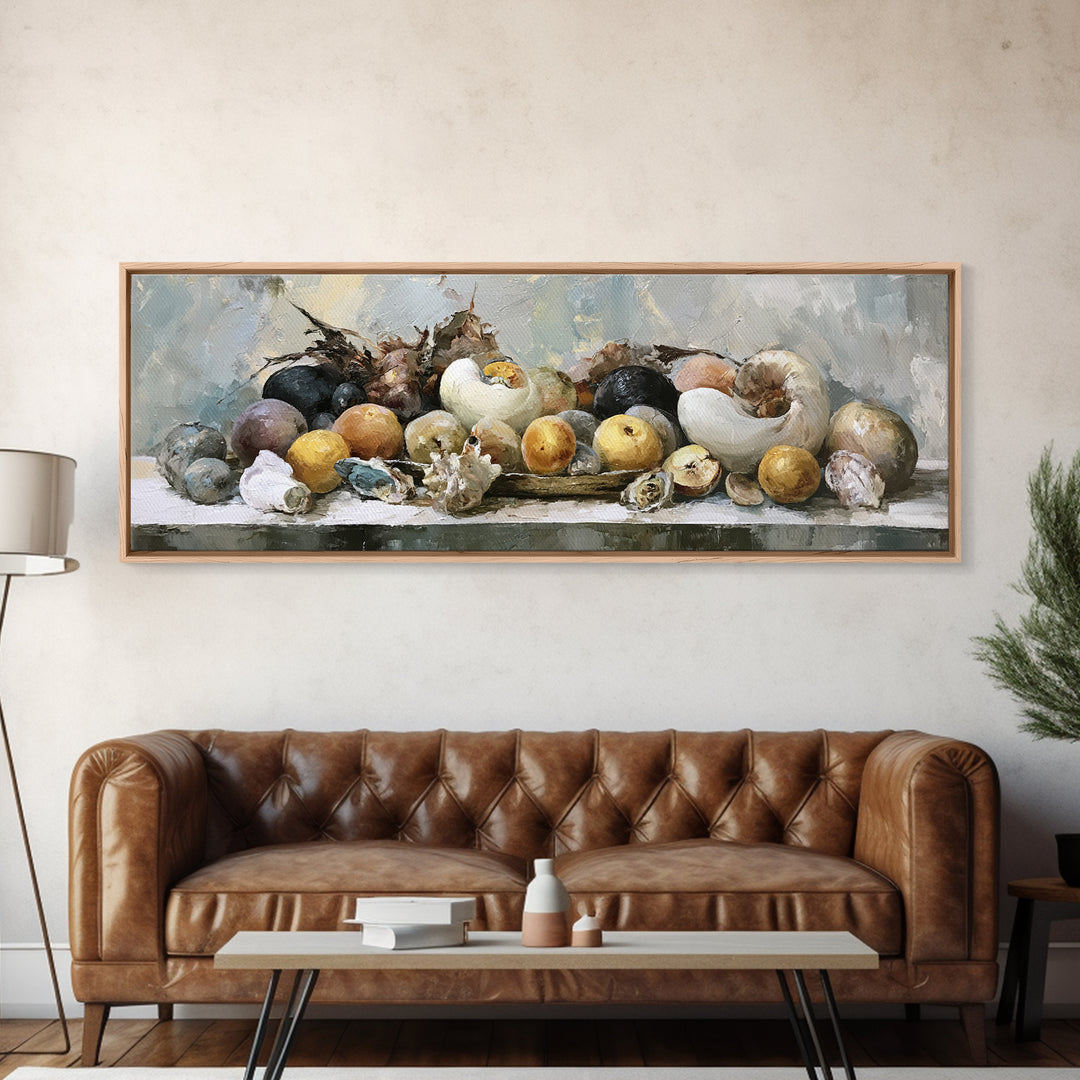 Bold Maximalist Still Life Canvas Print, Eclectic Art, Dopamine Decor, Living Room Decor, Fine Art, Eclectic, Minimalist Decor, ECL-3x1-91