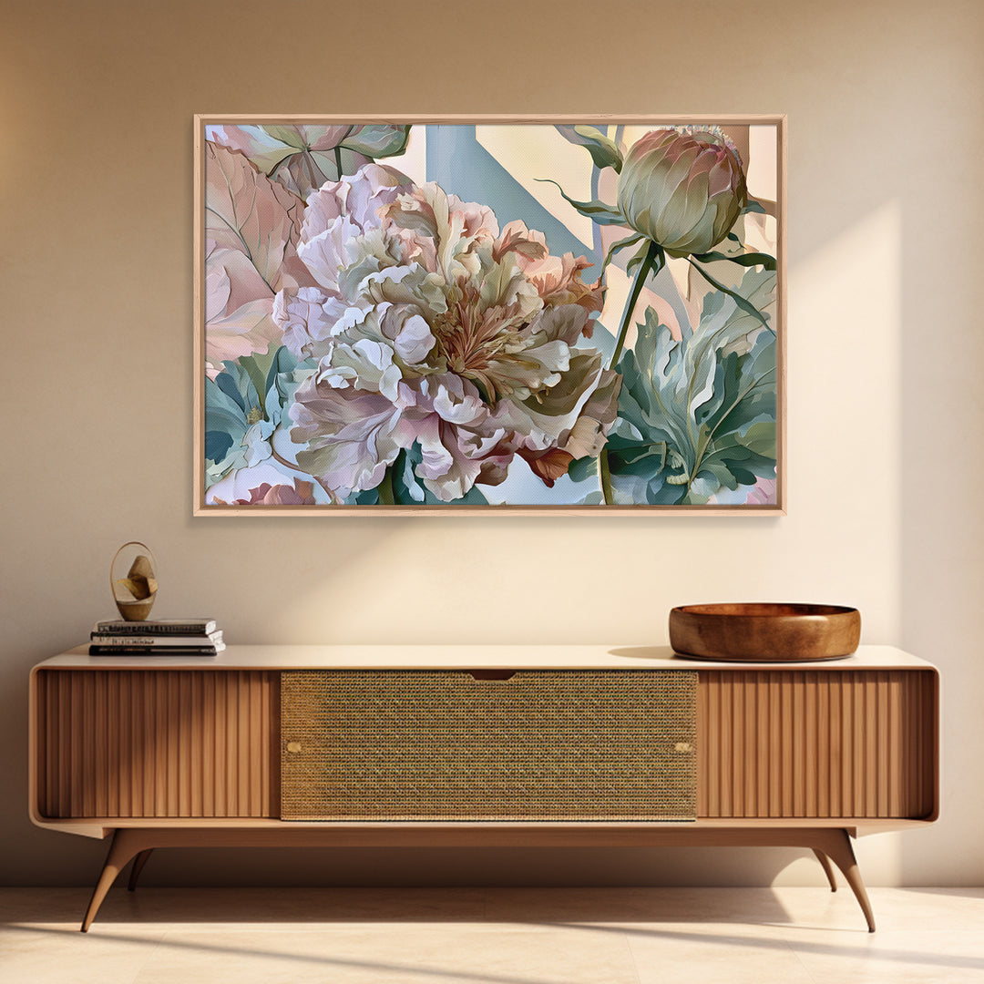 Matisse Inspired Cutouts with Botanical Details Canvas Print, Eclectic Art, Unique Wall Art, Living Room Decor, Eclectic, ECL-3x2-10