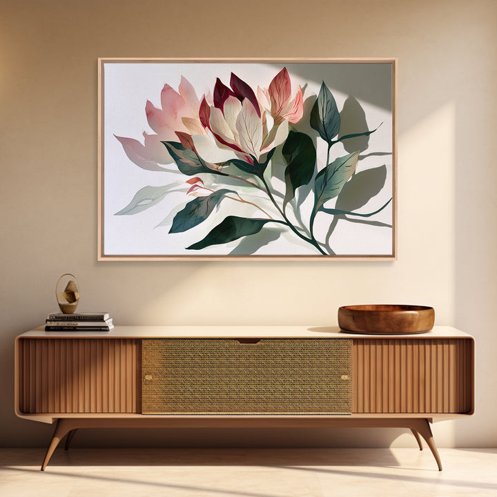 Matisse Inspired Cutouts with Botanical Details Canvas Print, Eclectic Art, Statement Artwork, Living Room Decor, Eclectic, ECL-3x2-58