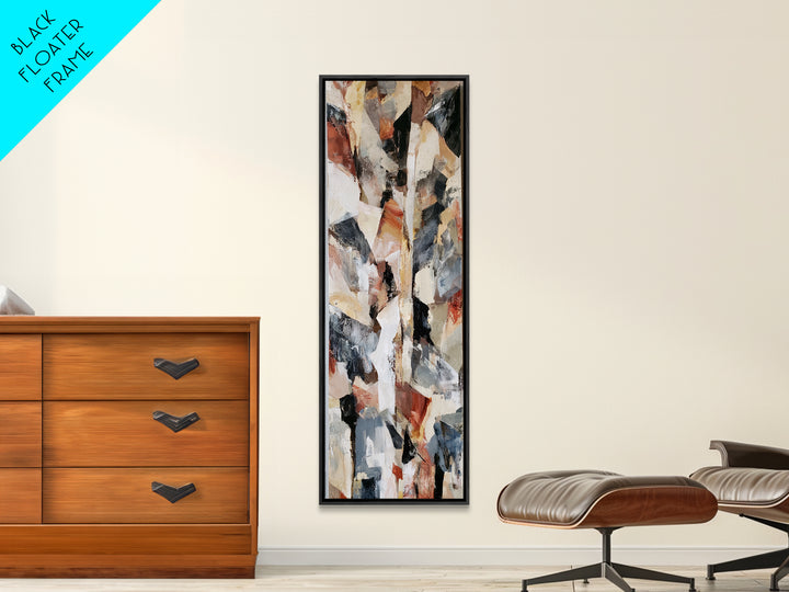 Distorted City Street Canvas Print, Expressionist Art, Minimalist Decor, Living Room Decor, Fine Art, Expression, EXP-1x3-13