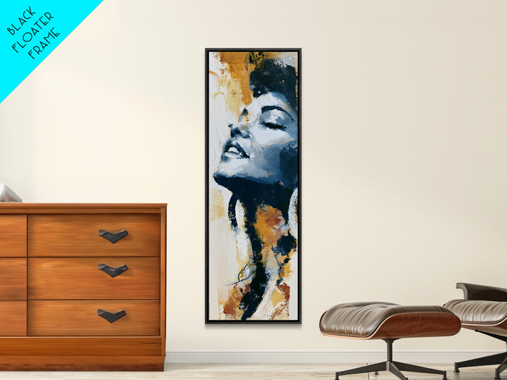 Portrait of a Singer Canvas Print, Expressionist Art, Digital Prints, Living Room Decor, Oil Painting, Expression, EXP-1x3-32