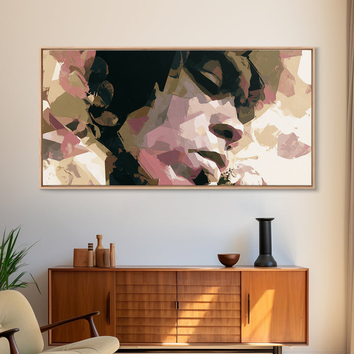 Portrait of a Singer Canvas Print, Expressionist Art, Printable Wall Art, Living Room Decor, Expression, Unique Wall Art, EXP-2x1-64