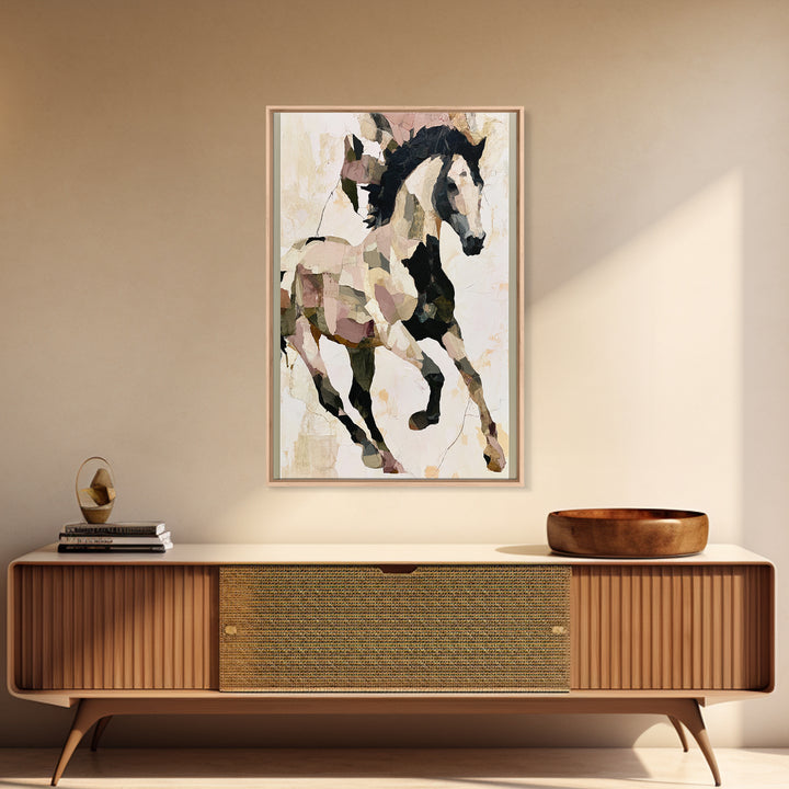 Expressionist Horse in Motion with Wild Mane Canvas Print, Expressionist Art, Home Decor, Living Room Decor, Expression, EXP-2x3-18