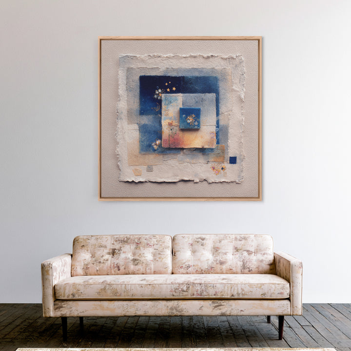 Magic Sword Embedded Framed Canvas Print, Fantasy Art, Printable Art, Living Room Decor, Fine Art, Mythic, Large Art Print, FAN-1x1-11