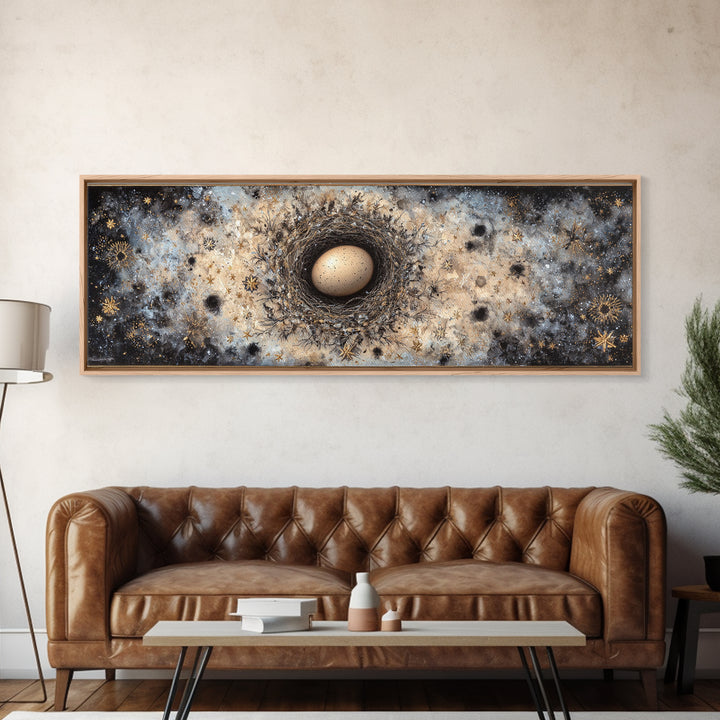 Dragon Egg Nest Canvas Print, Fantasy Art, Digital Art, Living Room Decor, Mythic, Fantasy Art Prints, Fantasy Wall Art, FAN-3x1-38