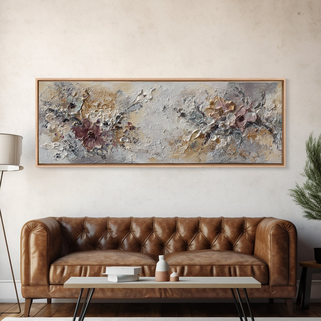 Floating Island with Waterfalls and Ancient Ruins Canvas Print, Fantasy Art, Art, Living Room Decor, Fine Art, Mythic, FAN-3x1-43