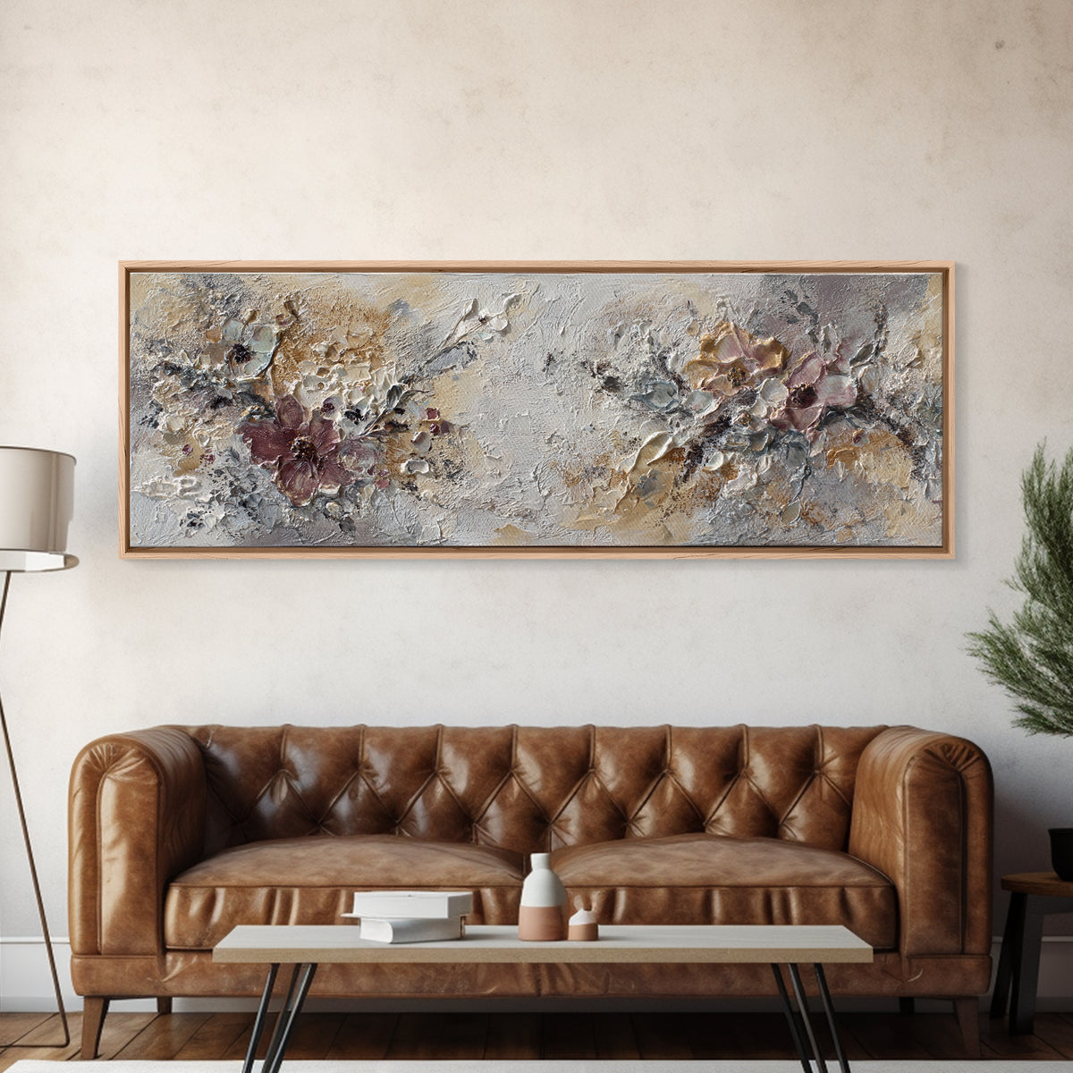 Floating Island with Waterfalls and Ancient Ruins Canvas Print, Fantasy Art, Art, Living Room Decor, Fine Art, Mythic, FAN-3x1-43