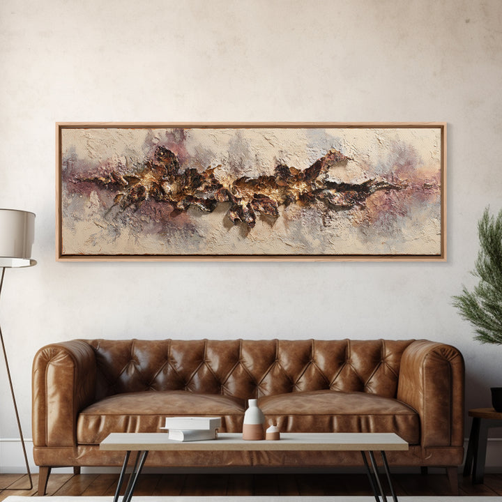 Giant Tree City Filled Framed Canvas Print, Fantasy Art, Surreal Art, Living Room Decor, Fine Art, Mythic, Luxury Decor, FAN-3x1-73