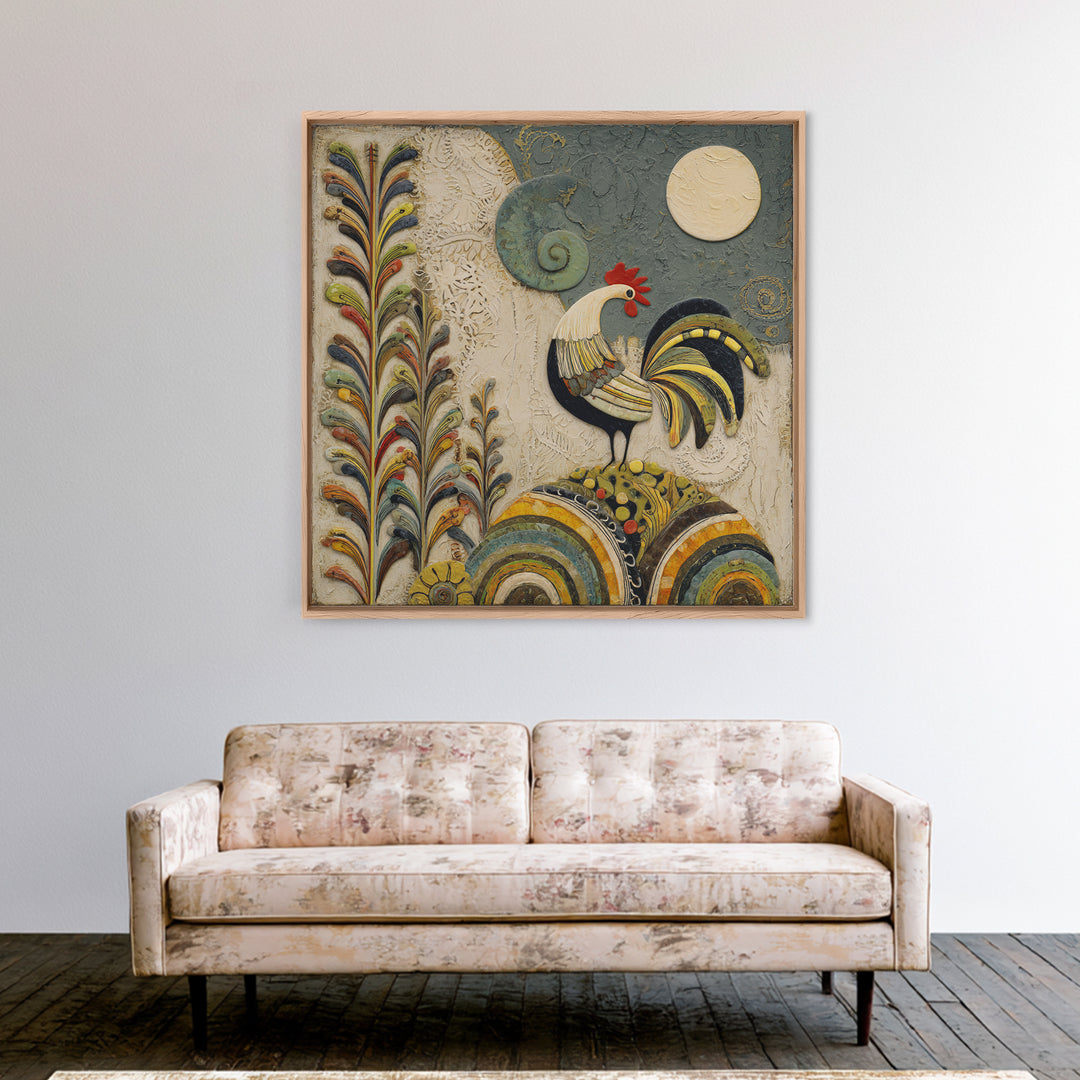 Pumpkins Stacked on a Wooden Crate Canvas Print, Farmhouse Art, Landscape Painting, Farmhouse Decor, Watercolor Art, Harvest, FAR-1x1-13