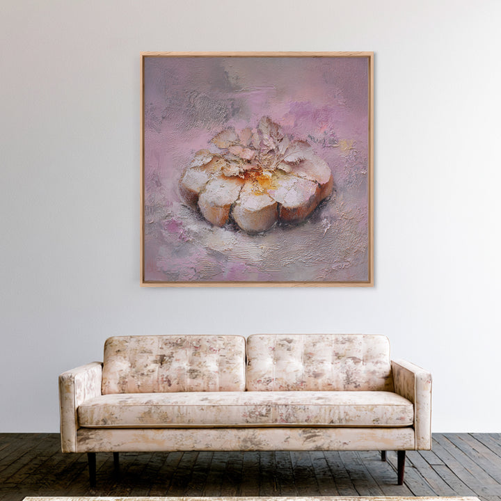 Goat Portrait with Playful Expression Framed Canvas Print, Farmhouse Art, Botanical Prints, Farmhouse Decor, Fine Art, Harvest, FAR-1x1-42