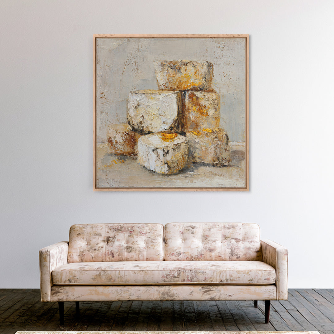 Goat Portrait with Playful Expression Canvas Print, Farmhouse Art, Landscape Art, Farmhouse Decor, Fine Art, Harvest, FAR-1x1-90