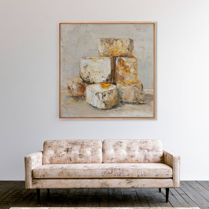 Goat Portrait with Playful Expression Canvas Print, Farmhouse Art, Landscape Art, Farmhouse Decor, Fine Art, Harvest, FAR-1x1-90