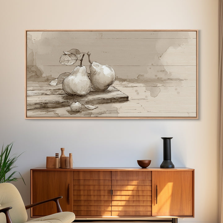 Wheat Bundle Tied Framed Canvas Print, Farmhouse Art, Luxury Decor, Farmhouse Decor, Fine Art, Harvest, Art Prints, Digital Art, FAR-2x1-30
