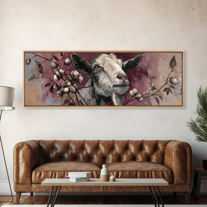 Weathered Horseshoe and Wildflowers Canvas Print, Farmhouse Art, Digital Print, Farmhouse Decor, Oil Painting, Harvest, FAR-3x1-13