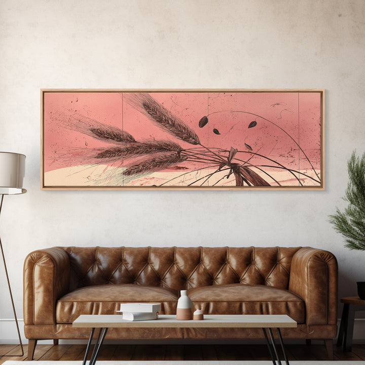 Rustic Pear Still Life on Plank Wood Canvas Print, Farmhouse Art, Art Print, Farmhouse Decor, Fine Art, Harvest, Digital Art, FAR-3x1-35