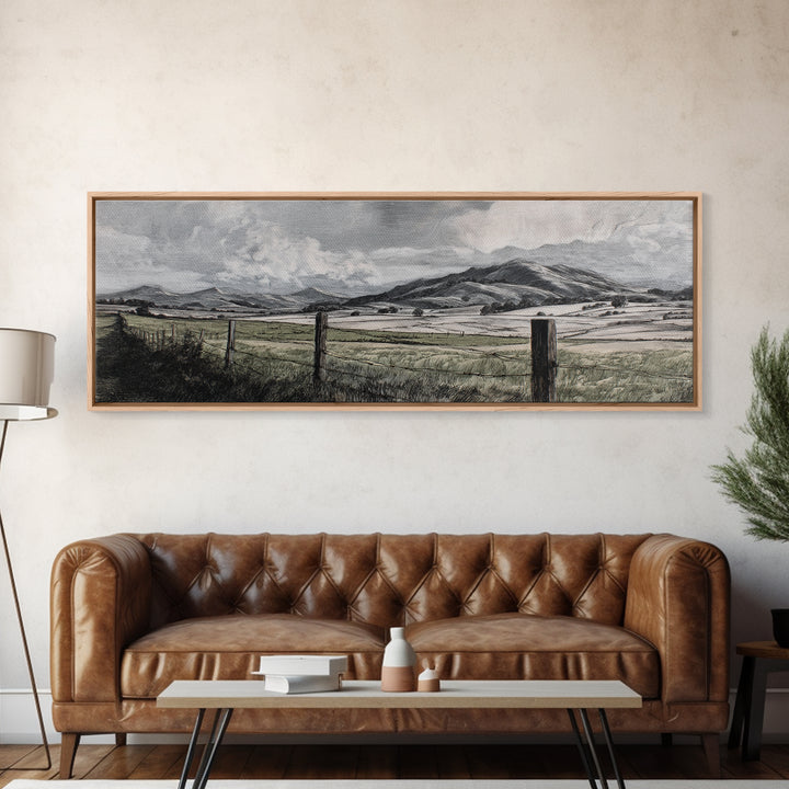Rustic Barn in Golden Field Light Canvas Print, Farmhouse Art, Living Room Decor, Farmhouse Decor, Fine Art, Harvest, FAR-3x1-42