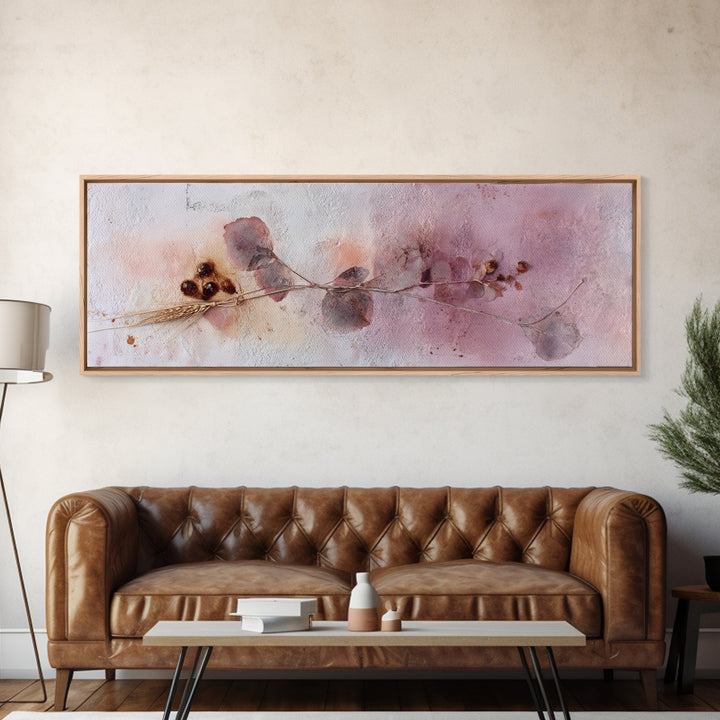 Wildflowers in a Mason Jar on Linen Canvas Print, Farmhouse Art, Oil Painting, Farmhouse Decor, Harvest, Farmhouse Wall Decor, FAR-3x1-71