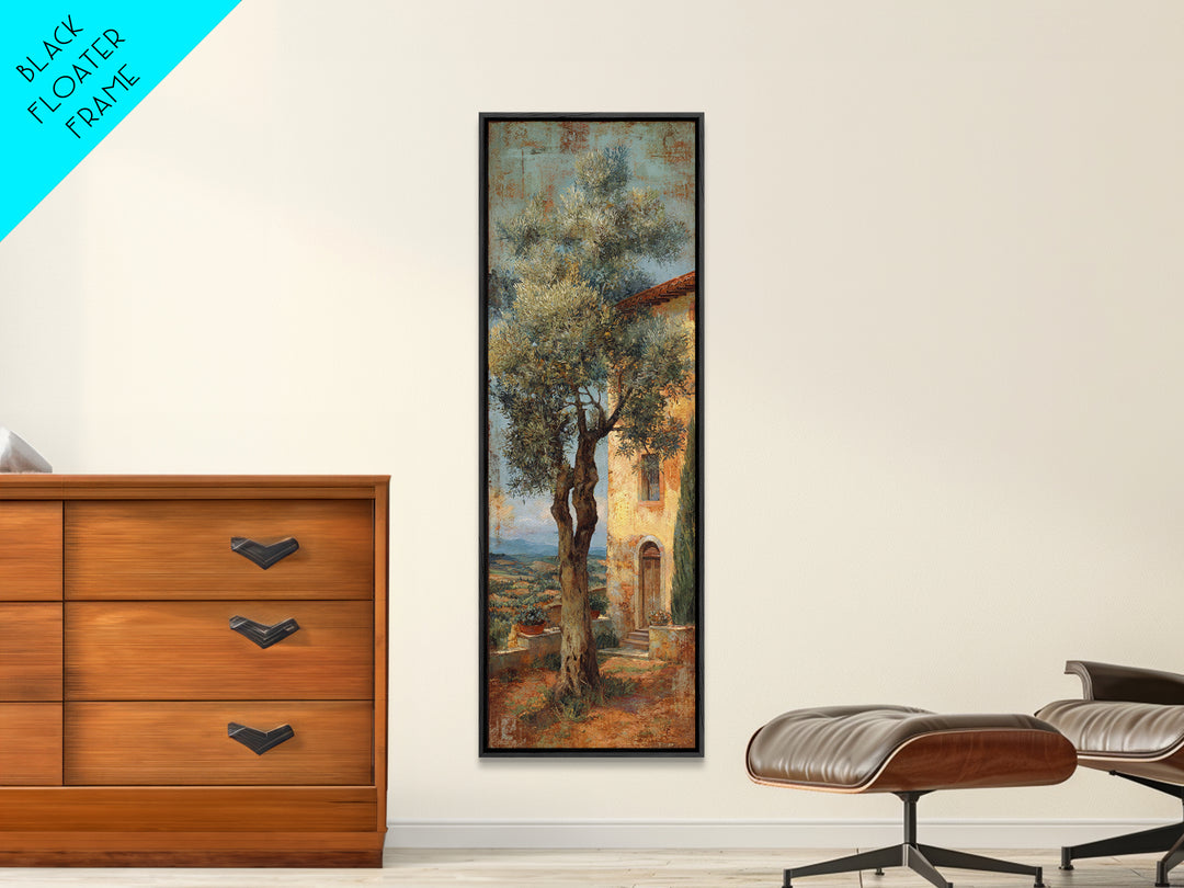 Sunlit Provence Olive Grove Canvas Print, French Country Art, Original Painting, Farmhouse Decor, Country, Coastal Wall Art, FCA-1x3-41