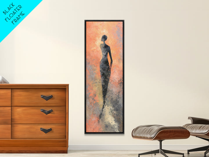 Abstract Human Figure Canvas Print, Fitness Studio Art, Home Gym Wall Art, Gym Decor, Fine Art, Motion, Art Print, Room Decor, FSA-1x3-86